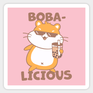 Bobalicious Hamster_Brown Magnet